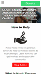 Mobile Screenshot of musicheals.ca